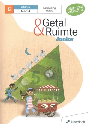 Afbeeldingen van Getal & Ruimte Junior groep 5 blok 1-4 handleiding