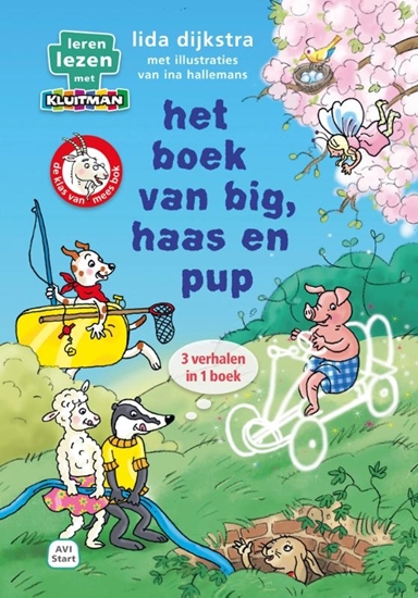 Afbeelding van Leren lezen met Kluitman het boek van big, haas en pup