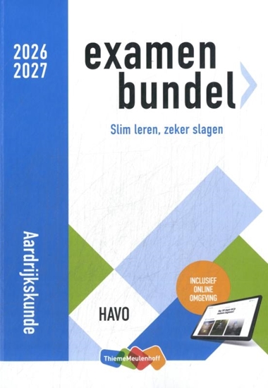 Afbeelding van Examenbundel havo Aardrijkskunde 2026/2027