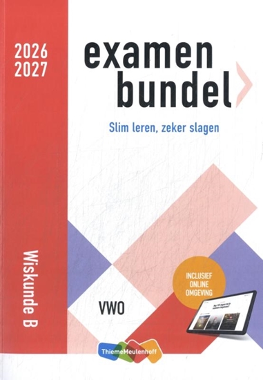 Afbeelding van Examenbundel vwo Wiskunde B 2026/2027