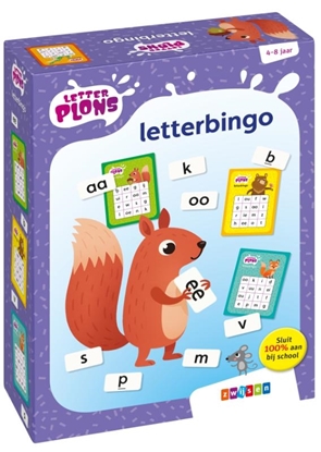 Afbeeldingen van Letterplons Letterbingo 4-8 jaar