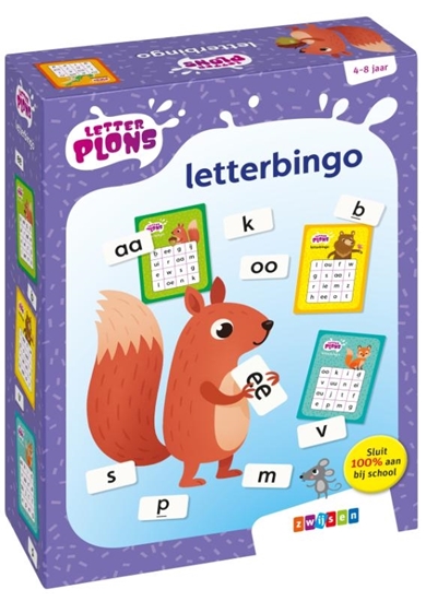 Afbeelding van Letterplons Letterbingo 4-8 jaar