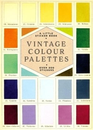 Afbeeldingen van Little Sticker Books Vintage Colour Palettes