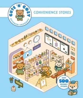 Afbeeldingen van Cute 'n' Cozy Sticker Therapy Series Cute 'n' Cozy Sticker Therapy: Convenience Stores