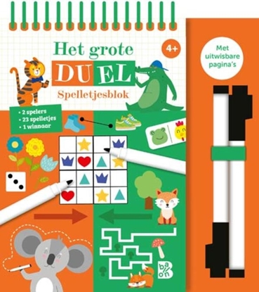 Afbeeldingen van Het grote duel spelletjesblok 4+