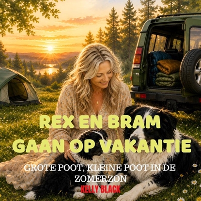Afbeeldingen van Rex en Bram gaan op vakantie