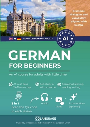 Afbeeldingen van Learn German for beginners - An A1 course for adults with little time