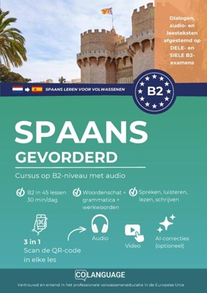 Afbeeldingen van Spaans leren B2 gevorderd. Cursus op B2-niveau met audio