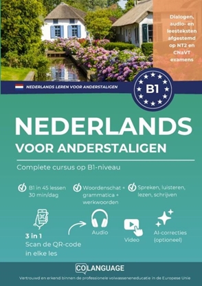 Afbeeldingen van Nederlands B1 leren voor anderstaligen. Een complete cursus (audio, video)