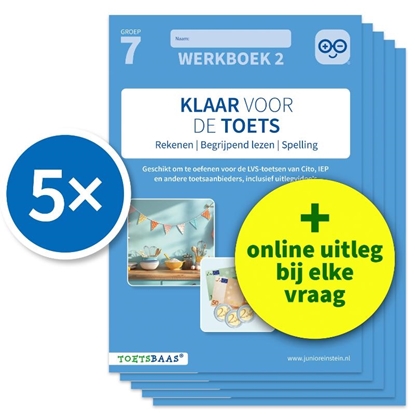Afbeeldingen van Deel 2 Klaar voor de toets groep 7 Werkboek 2