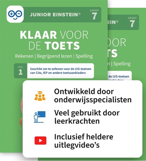 Afbeelding van Klaar voor de toets (set) groep 7 rekenen