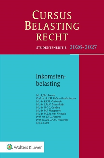 Afbeelding van Studenteneditie cursus belastingrecht inkomstenbelasting 2026-2027
