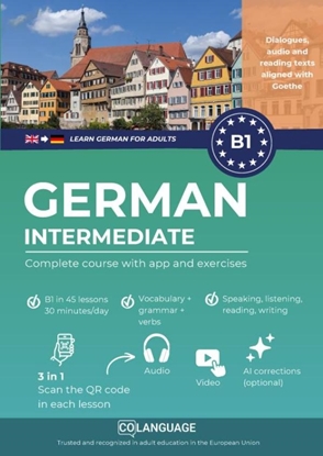 Afbeeldingen van Learn German B1 intermediate. Complete course with audio and video