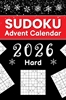 Afbeelding van Sudoku Advent Calendar 2026 Hard: Christmas Countdown with 144 Challenging Puzzles from Hard to Extreme