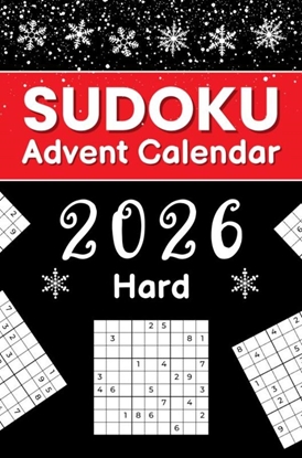 Afbeeldingen van Sudoku Advent Calendar 2026 Hard: Christmas Countdown with 144 Challenging Puzzles from Hard to Extreme