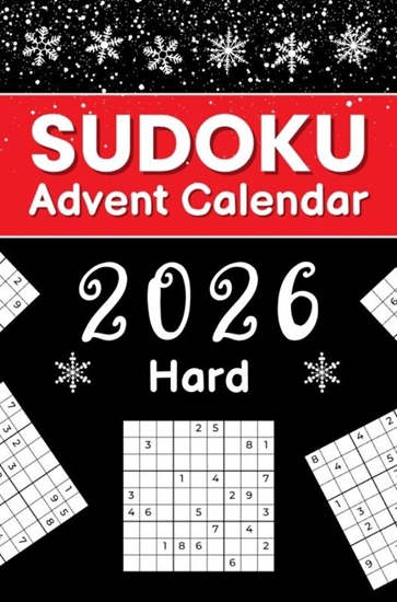 Afbeelding van Sudoku Advent Calendar 2026 Hard: Christmas Countdown with 144 Challenging Puzzles from Hard to Extreme