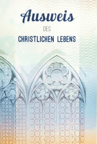 Afbeelding van Ausweis des christlichen lebens - 25 ex.