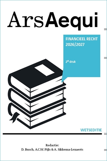 Afbeelding van Ars Aequi Wetseditie Financieel recht 2026/2027
