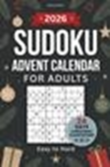 Afbeelding van Sudoku Advent Calendar for Adults: 24-Day Christmas Countdown | 144 Puzzles from Easy to Hard