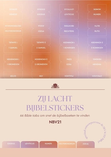 Afbeelding van Zij Lacht bijbelstickers NBV21
