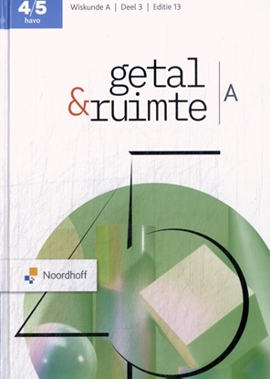 Afbeeldingen van Getal & Ruimte havo A deel 3 leerboek