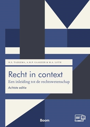 Afbeeldingen van Boom Juridische studieboeken Recht in context