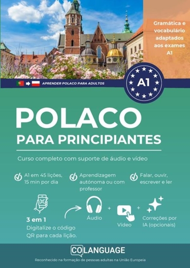 Afbeelding van Aprender polaco A1 para principiantes. Curso completo com suporte de áudio e vídeo