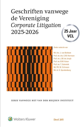 Afbeeldingen van Geschriften vanwege de Vereniging Corporate Litigation 2025-2026