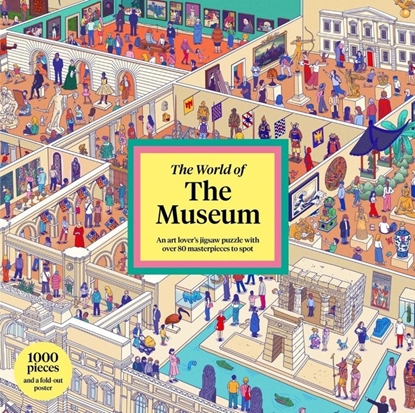 Afbeeldingen van The World of the Museum: An Art Lover's 1000-Piece Jigsaw Puzzle with Over 80 Masterpieces to Spot