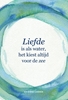 Afbeelding van Liefde is als water, het kiest altijd voor de zee