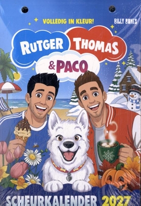 Afbeeldingen van Rutger, Thomas & Paco De scheurkalender van Rutger, Thomas en Paco 2027