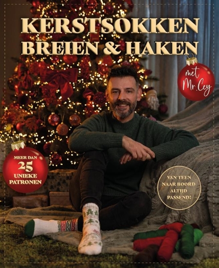 Afbeelding van Kerstsokken breien & haken met Mr. Cey