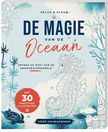 Afbeelding van Relax en kleur - De magie van de oceaan