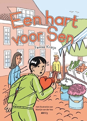 Afbeeldingen van Leesvlam Een hart voor Sen