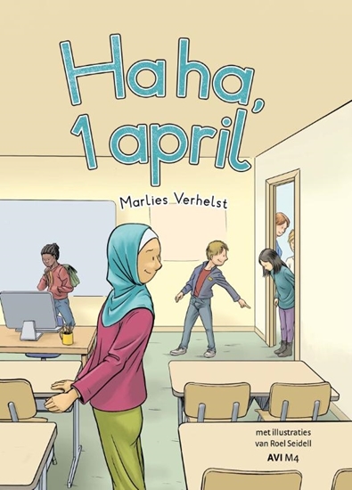 Afbeelding van Leesvlam Haha, 1 april