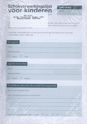 Afbeeldingen van SVLK: Vragenformulier ouder (50 ex)