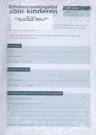Afbeelding van SVLK: Vragenformulier ouder (50 ex)