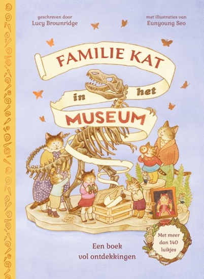 Afbeelding van Familie Kat Familie Kat in het museum