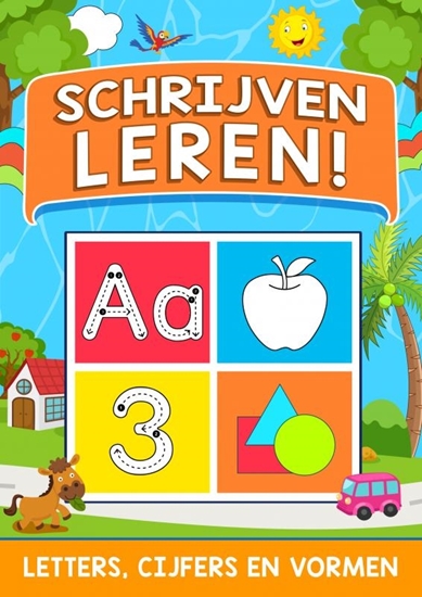 Afbeelding van Schrijven Leren! - Letters, Cijfers en Vormen