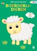 Afbeelding van Kleurblok met stickers Mijn eerste kleurblok: Boerderijdieren