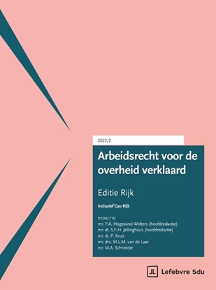 Afbeeldingen van Arbeidsrecht voor de overheid verklaard, Editie Rijk 2025/2