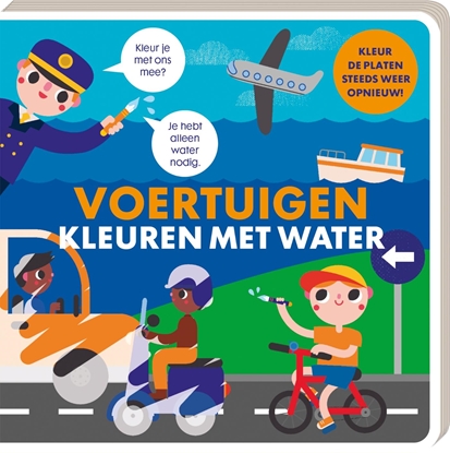 Afbeeldingen van Kleuren met water - Voertuigen