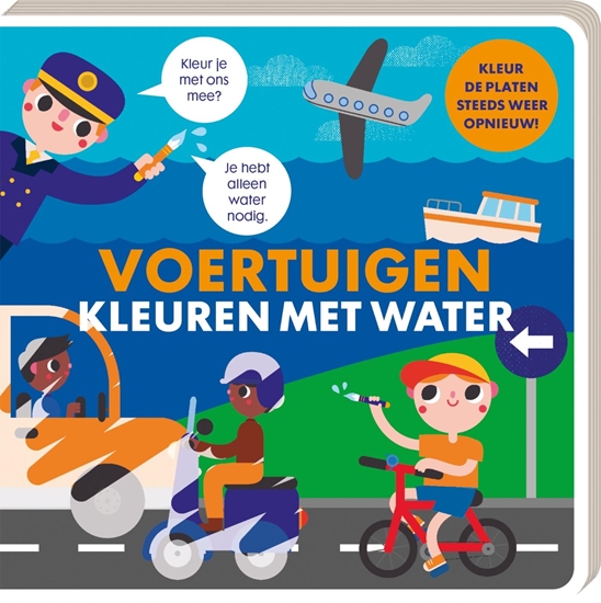 Afbeelding van Kleuren met water - Voertuigen