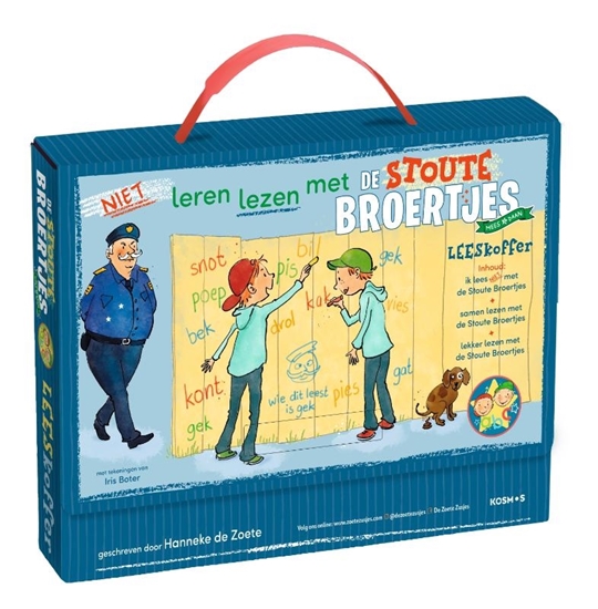 Afbeelding van De Zoete Zusjes Leren lezen met de Stoute Broertjes leeskoffer