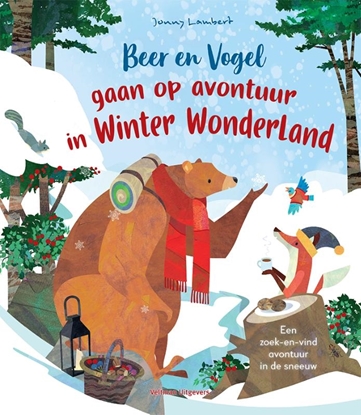 Afbeeldingen van Beer en Vogel gaan op avontuur in Winterwonderland