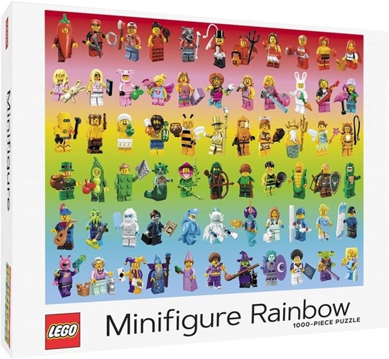 Afbeelding van Lego LEGO Minifigure Rainbow 1000-Piece Puzzle