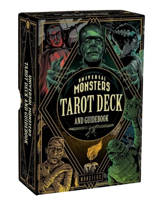 Afbeeldingen van Universal Monsters Tarot Deck and Guidebook