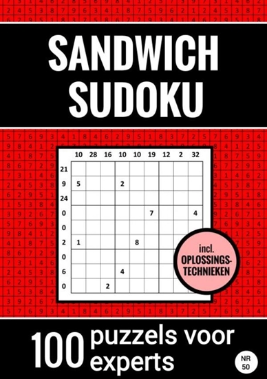 Afbeelding van Sandwich Sudoku - 100 Puzzels voor Experts - Inclusief Oplossingstechnieken - Nr. 50