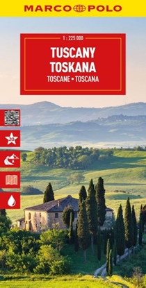 Afbeeldingen van Marco Polo Wegenkaart MARCO POLO WEGENKAART TOSCANE