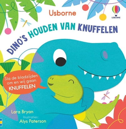 Afbeeldingen van Dino's houden van knuffelen